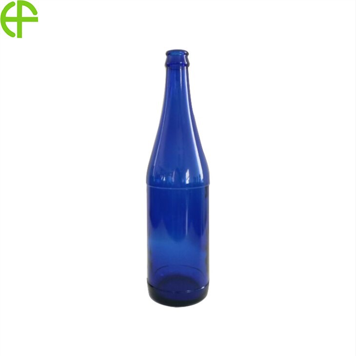 Botol Bir Kaca Biru Cobalt